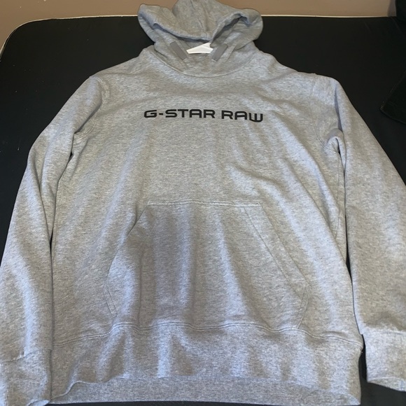 g star raw grey hoodie